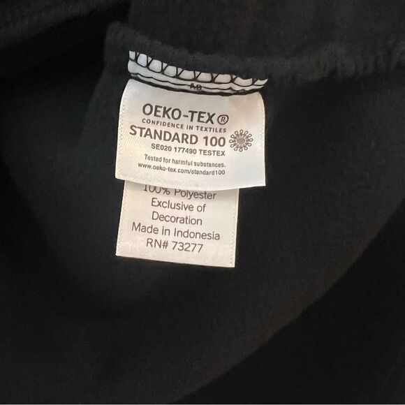 Sonoma Goods For Life Snap Through Fleece Black Jacket - Picture 4 of 6